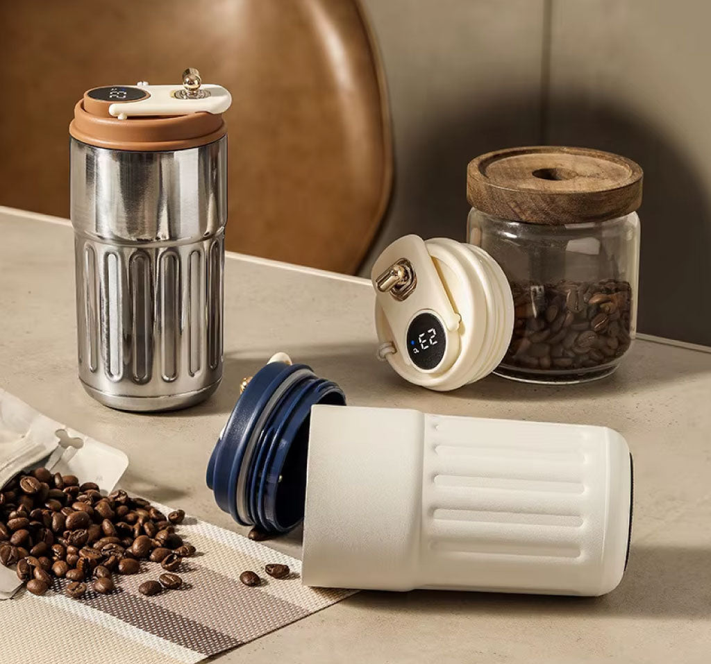 Tasse Isotherme avec Affichage LED de Température