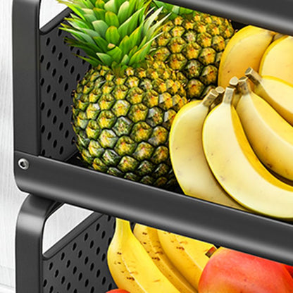 Chariot de Rangement Cuisine à Roulettes 5 Niveaux | Fruits et Légumes | Design et Mobilité