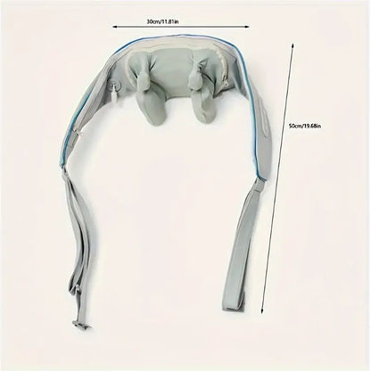 Châle de massage cervical électrique, sans fil, aste, portable, métropolitain, pétrissage du cou, masseur chaud,