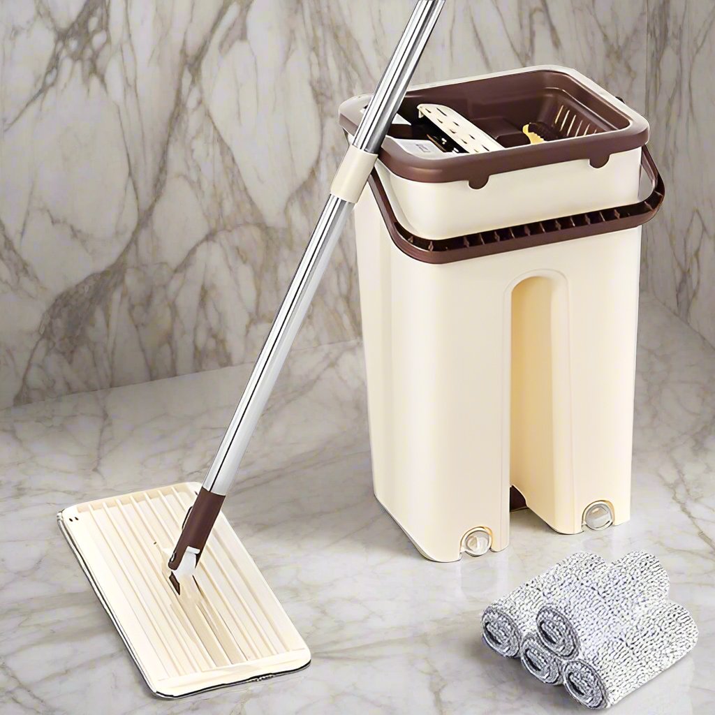 Balai Magique 360° – Nettoyer Sans Effort, Sans Mains Mouillées !