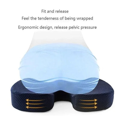 COUSSIN DE SIÈGE MÉDICAL ORTHOPÉDIQUE CONFORTABLE POUR VOITURE ET CHAISE