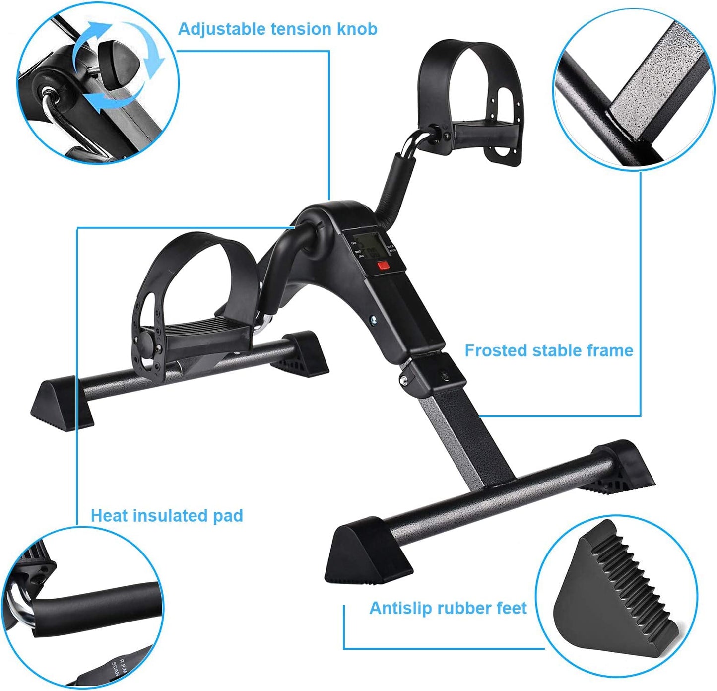 Pédalier pliable - Mini vélo d'appartement