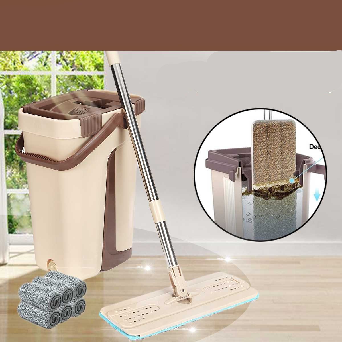 Balai Magique 360° – Nettoyer Sans Effort, Sans Mains Mouillées !