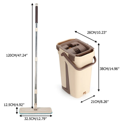 Balai Magique 360° – Nettoyer Sans Effort, Sans Mains Mouillées !