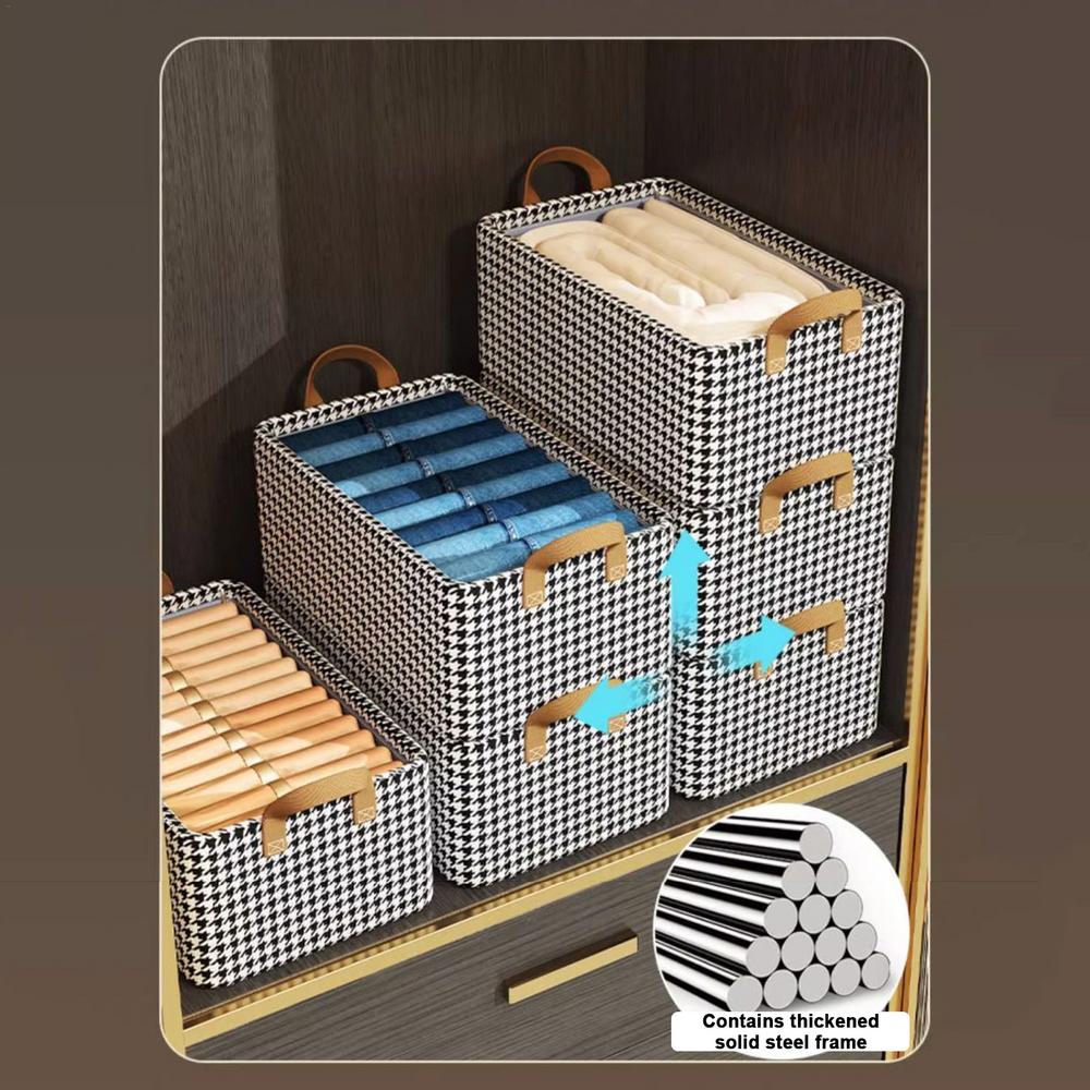 Pack 2 Boîtes de rangement pour vêtements multifonctionnel lavable